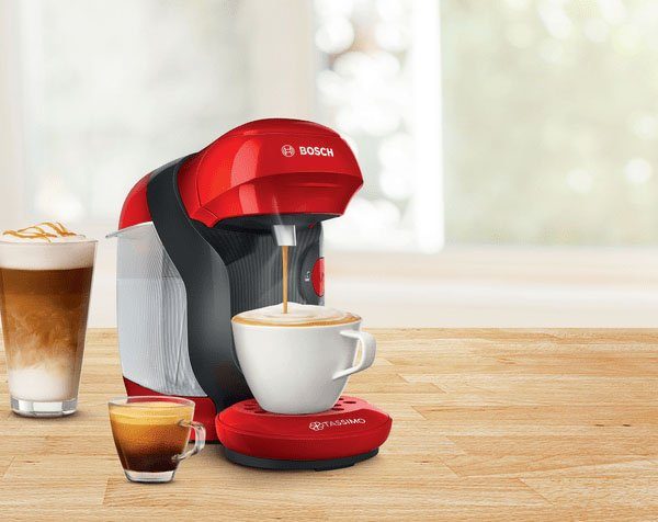 TASSIMO Kapselmaschine STYLE TAS1103, 1400 W, vollautomatisch, geeignet für alle Tassen, platzsparend