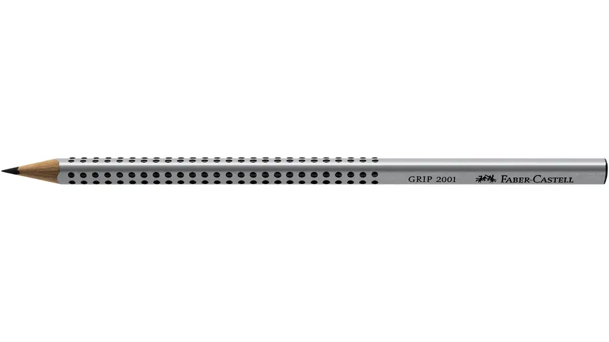 FABER-CASTELL Bleistift CASTELL GRIP 2001 Weltbleistift 2B