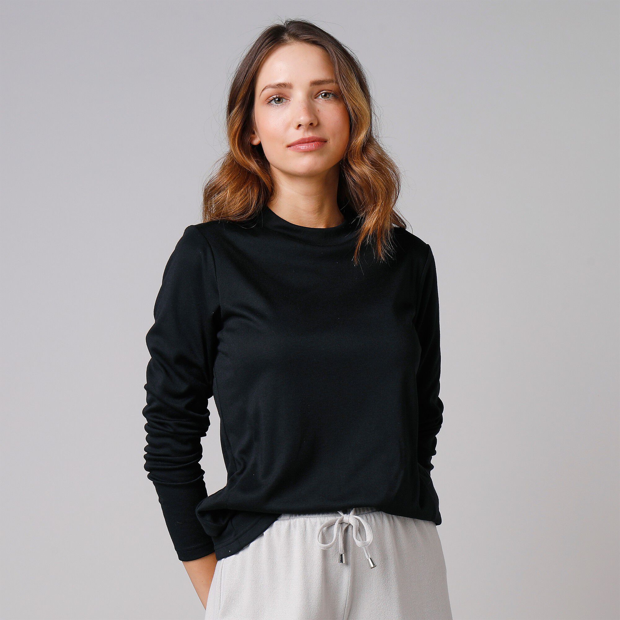 Tee-shirt thermique col montant