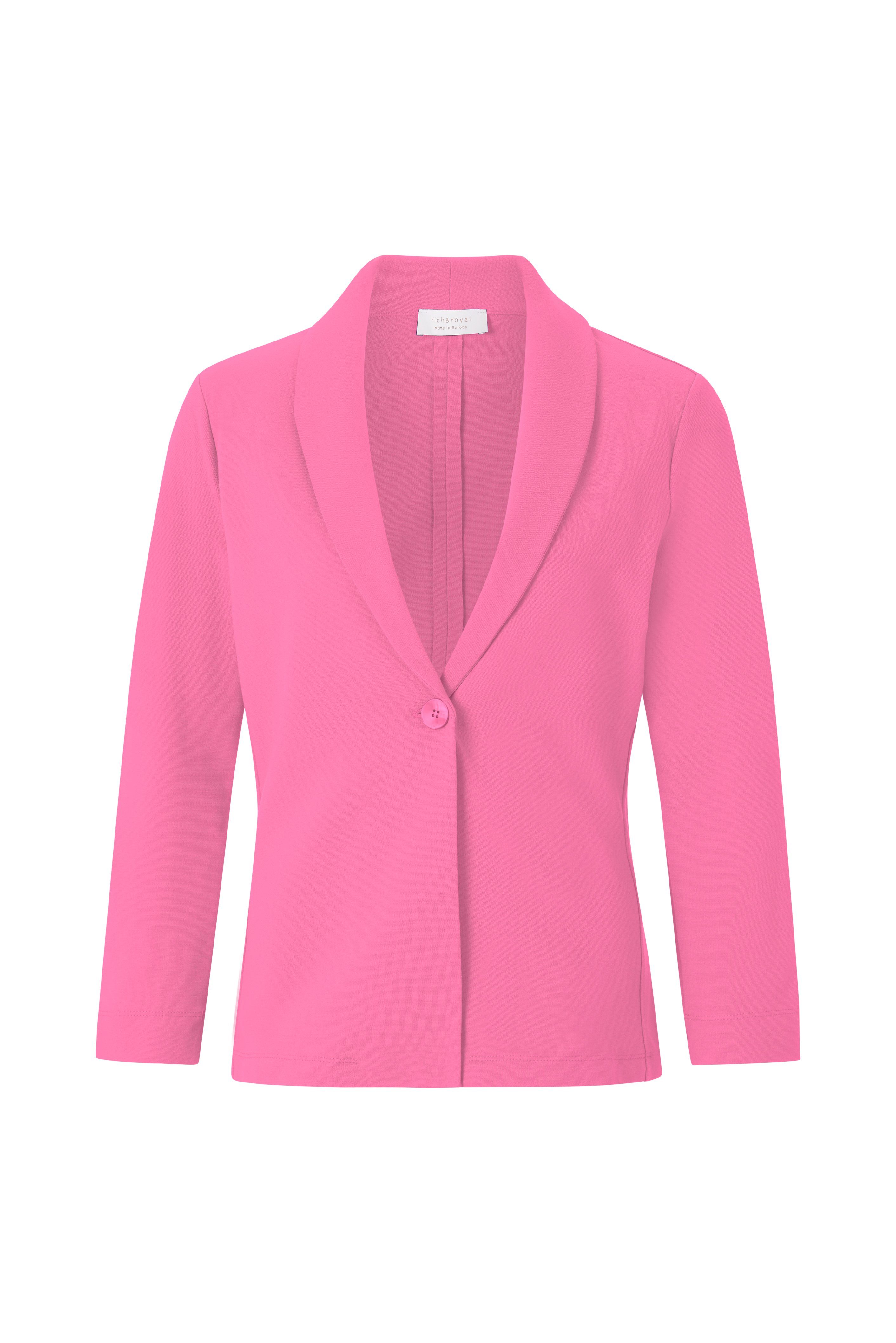Rich & Royal Jerseyblazer mit 1-Knop-Verschluss