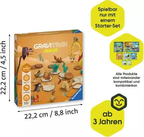 GraviTrax Junior Extension Desert - Kugelbahn-Erweiterung für Kinder ab 3 Jahren