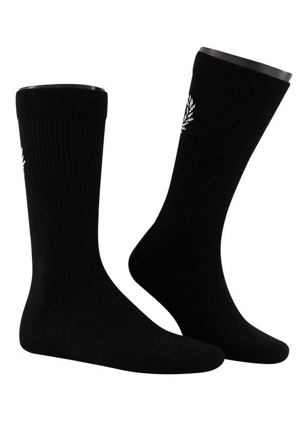 Fred Perry, Socken, Baumwoll, schwarz