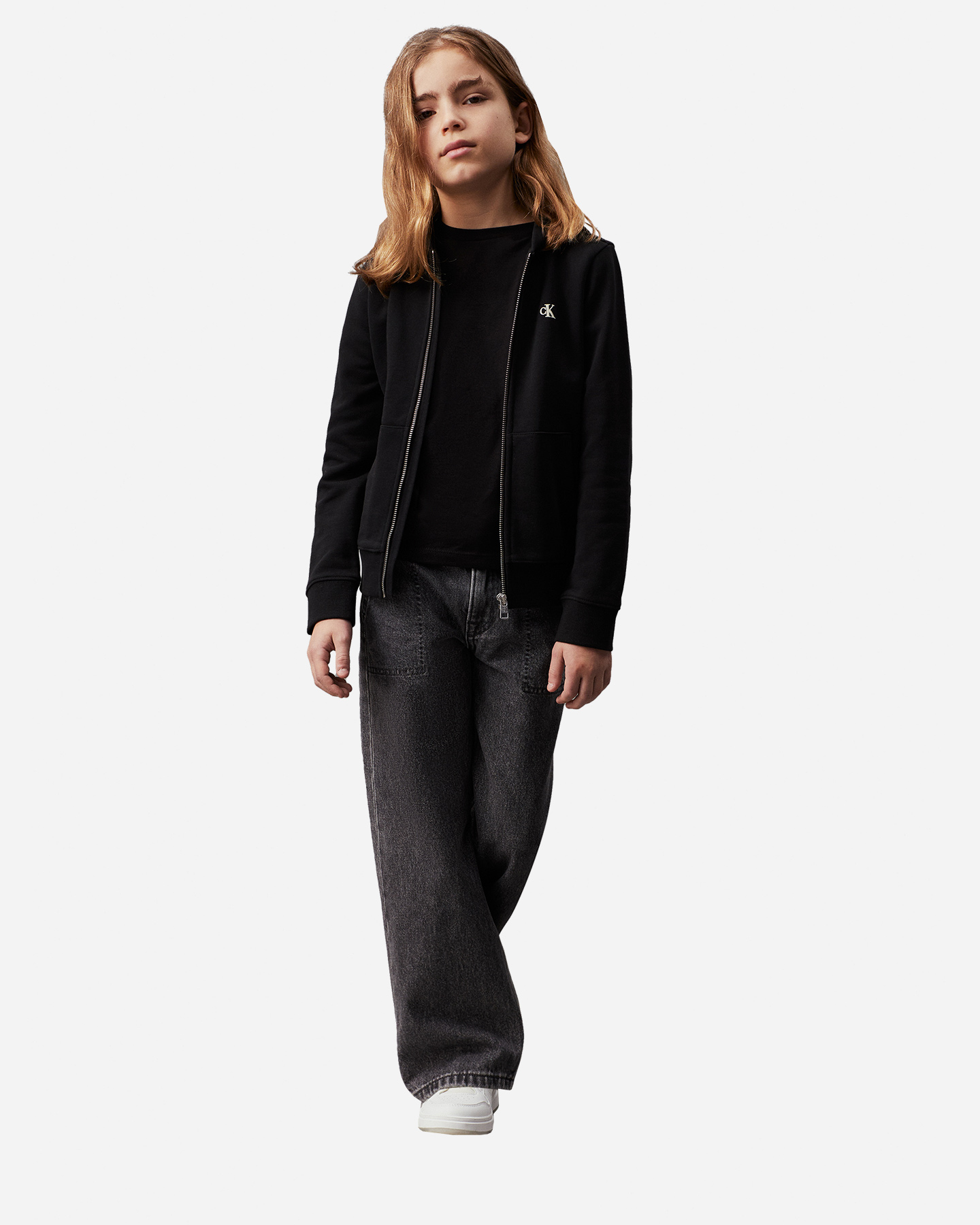 Felpa Calvin Klein Jeans Flock Jr IB0IB02131-BEH