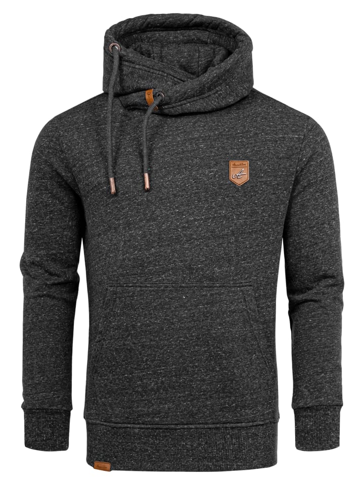 Amaci&Sons Kapuzenpullover HENDERSON in Schwarz günstig kaufen