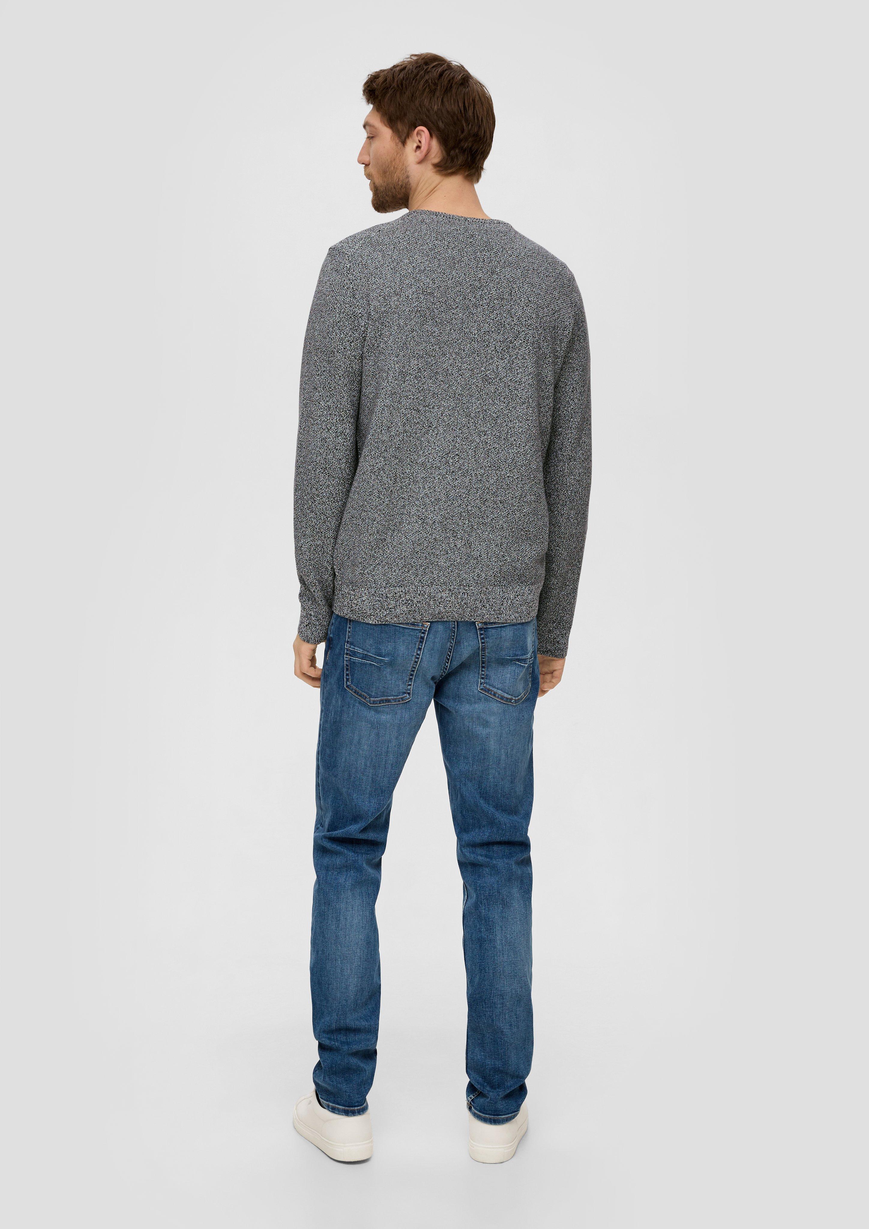 Feinstrickpullover mit Crew Neck  2146110-99X0