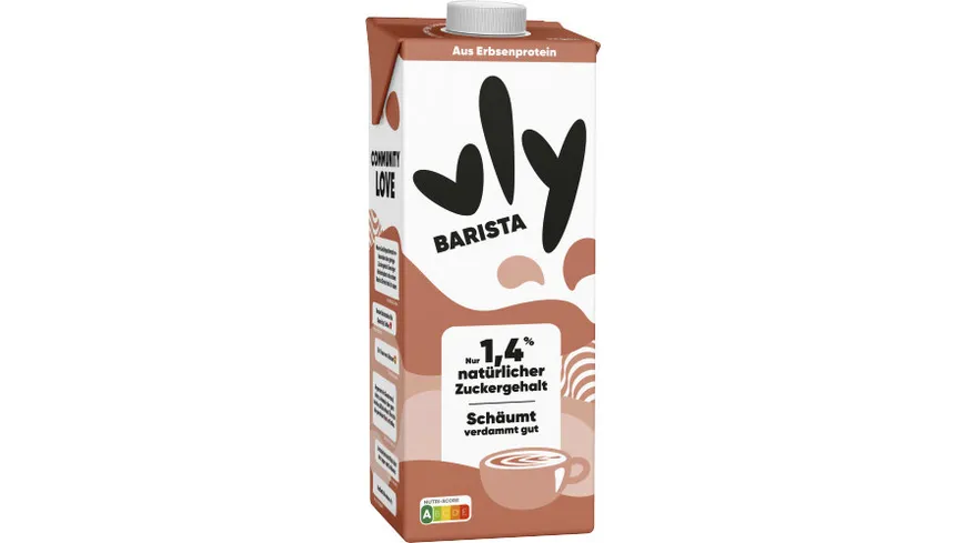 Vly Milchalternative aus Erbsenprotein Barista 1 l