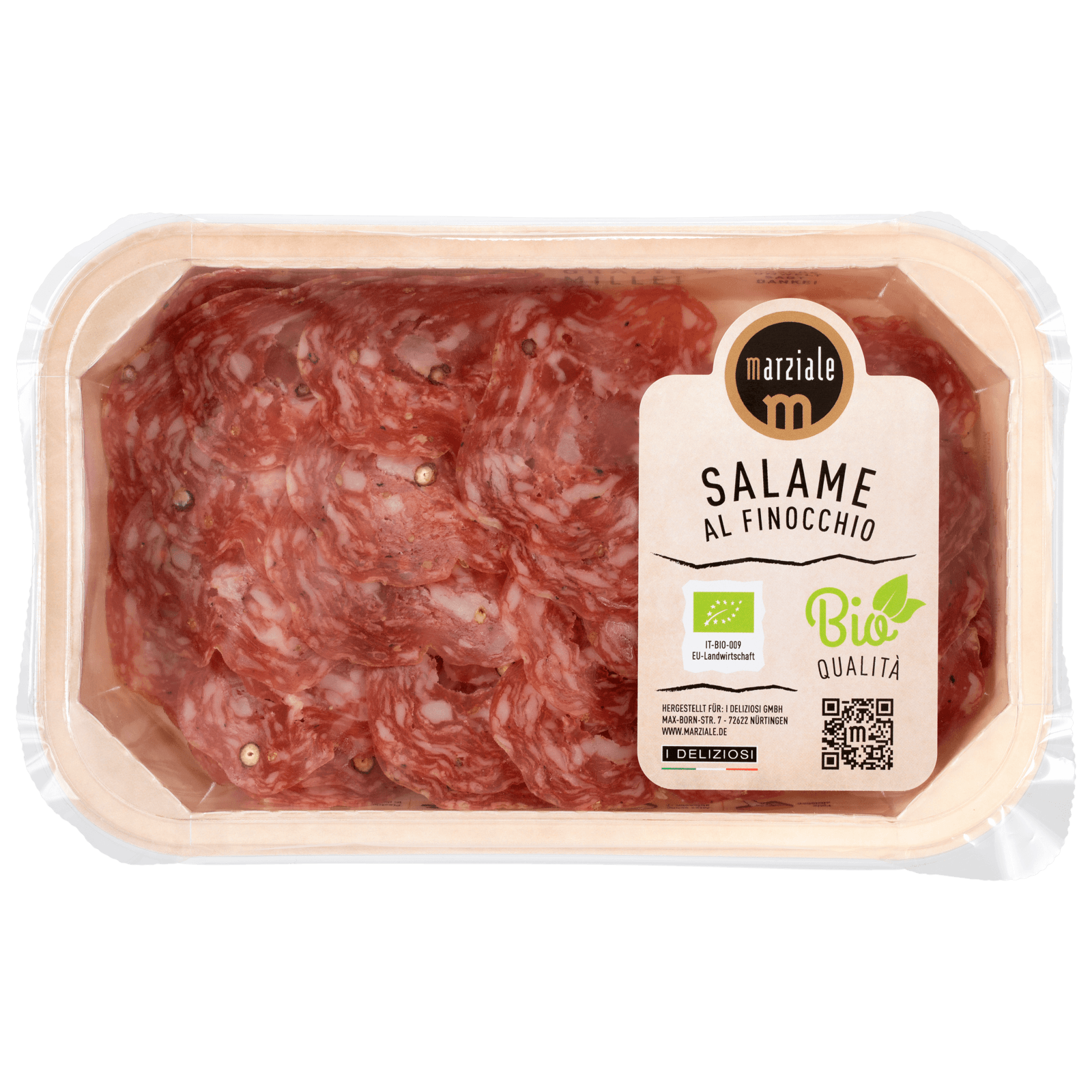 Marziale Bio Salame al Finocchio 80g