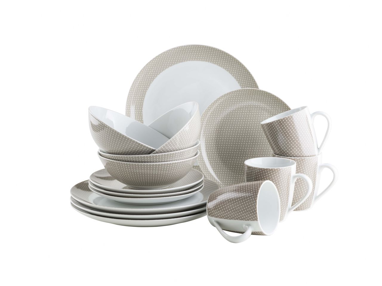 Mäser Serie Kitchen Time II, Kombiservice 16 teilig für 4 Personen