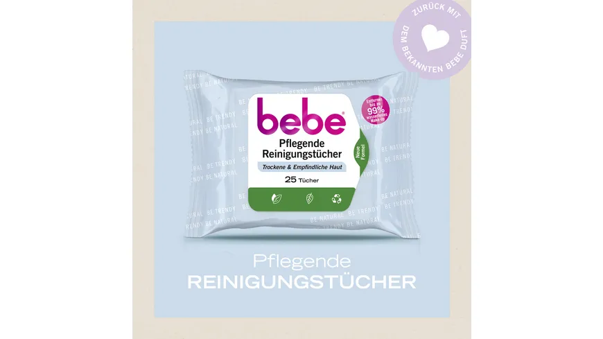 bebe pflegende Reinigungstücher Doppelpack