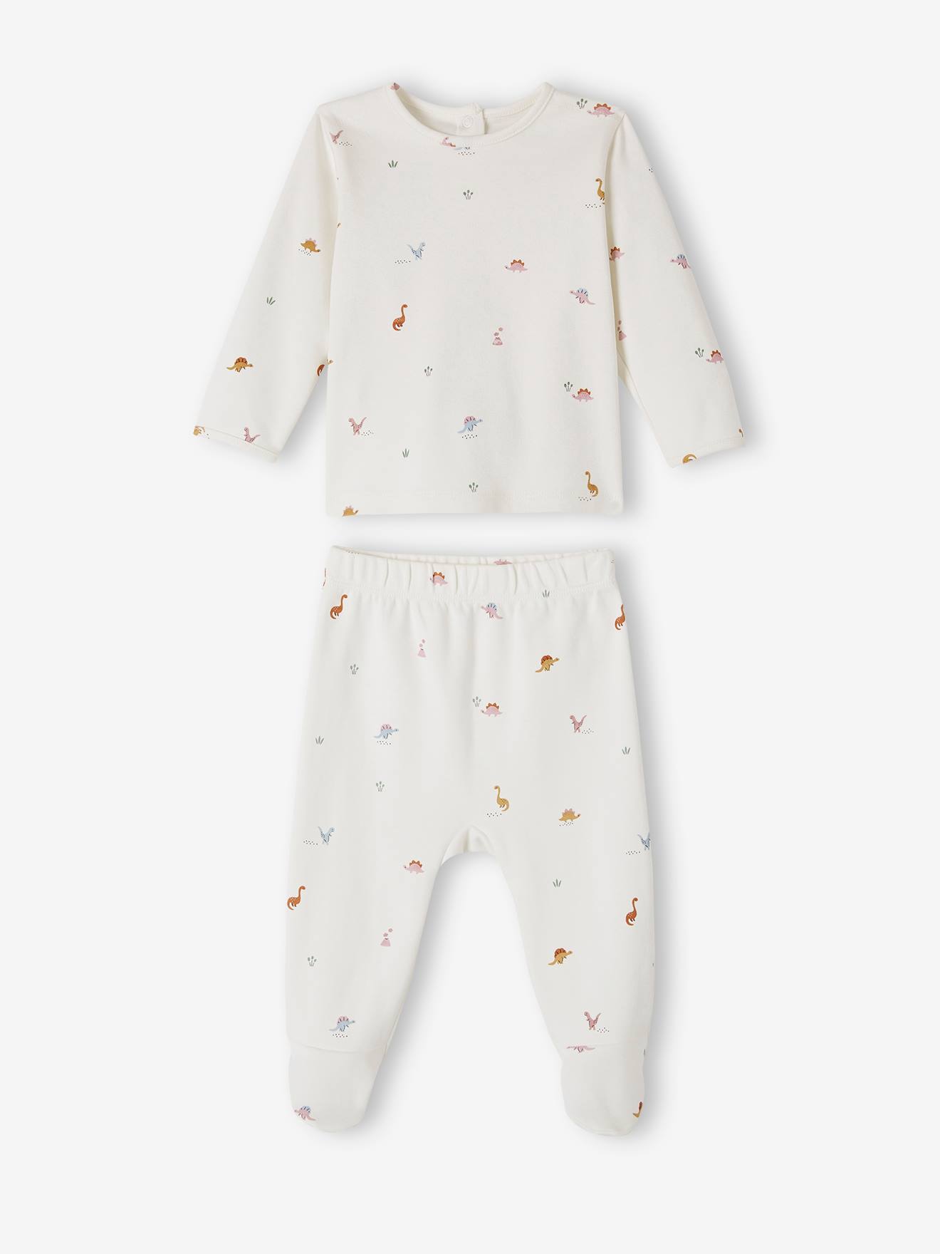 Vertbaudet 2er-Pack Baby Strampler Oeko-Tex - terrakotta