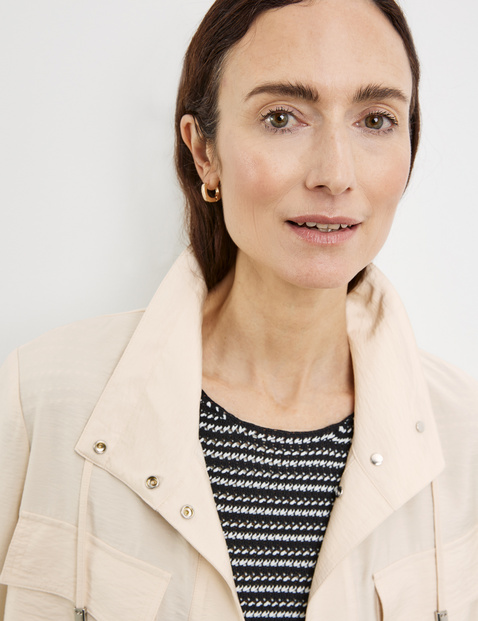 Leichte Blazerjacke mit Tunnelband