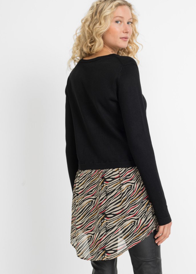 Pullover mit Rockansatz