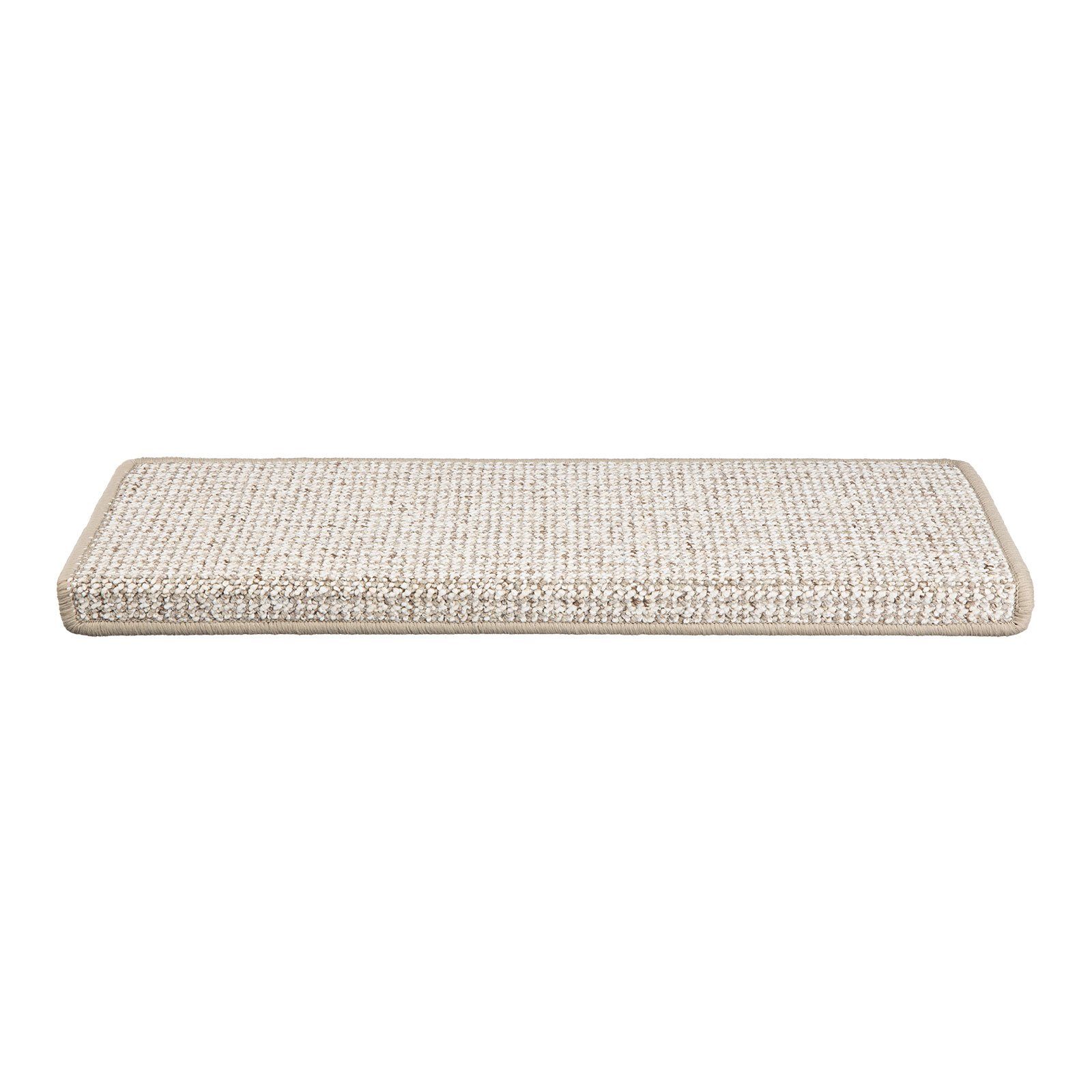 Stufenmatte Santorini, Treppenschoner, modernes Design, 2 Varianten, Treppenschutz, Karat, Rechteckig, Höhe: 7.5 mm