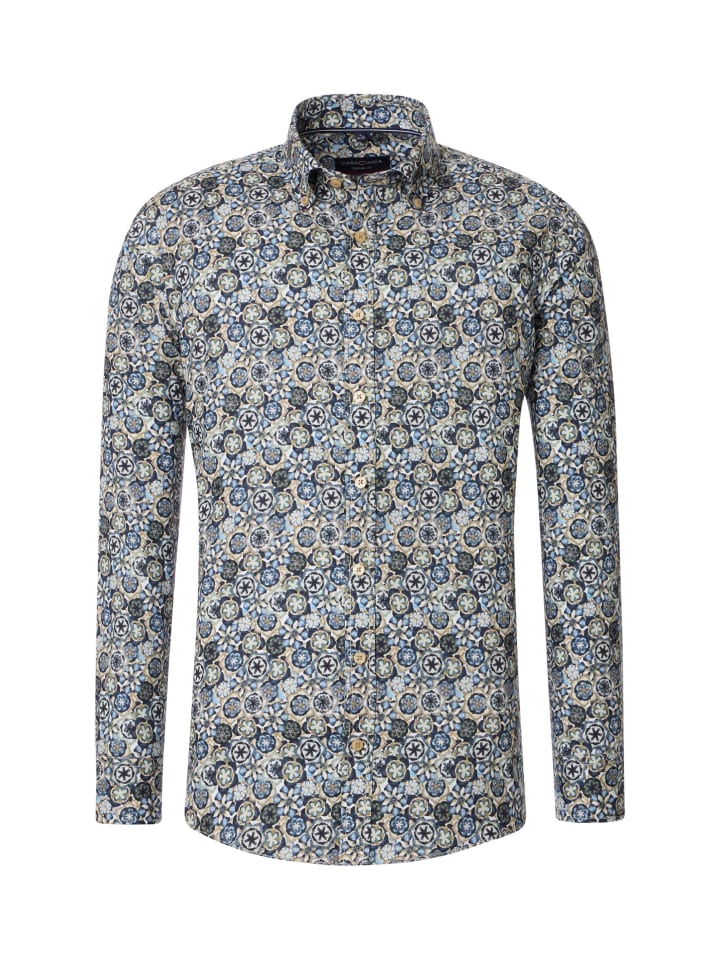 CASAMODA Freizeithemd in Grünblau günstig kaufen
