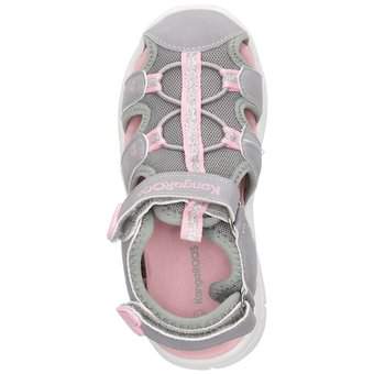 KangaROOS K Mini Flat Sandale in grau