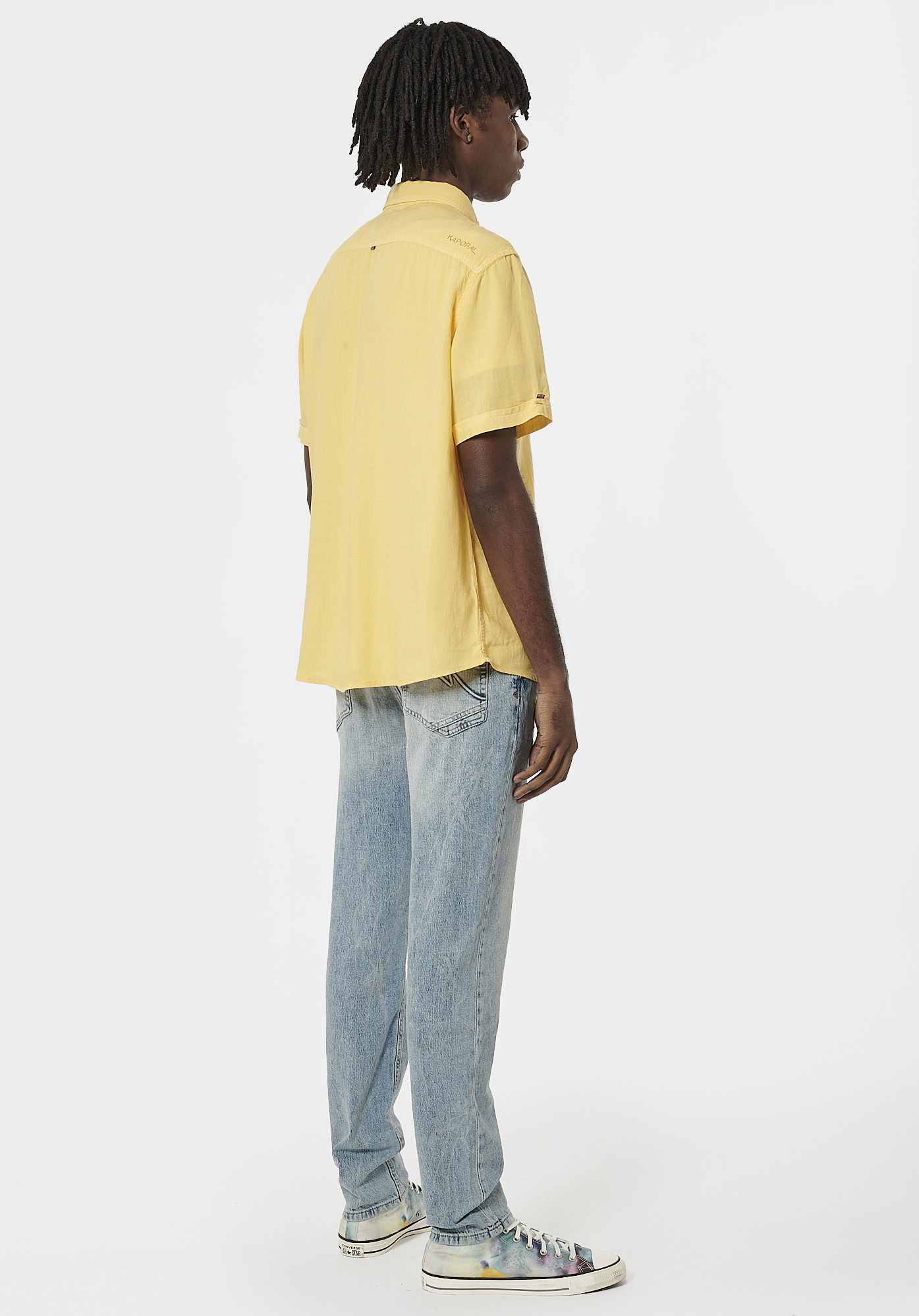 MAYO   Chemise jaune Homme