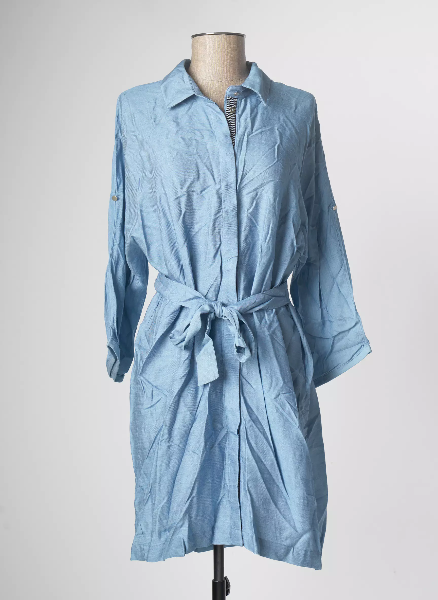 Almae Robes Mi Longues Femme couleur bleu