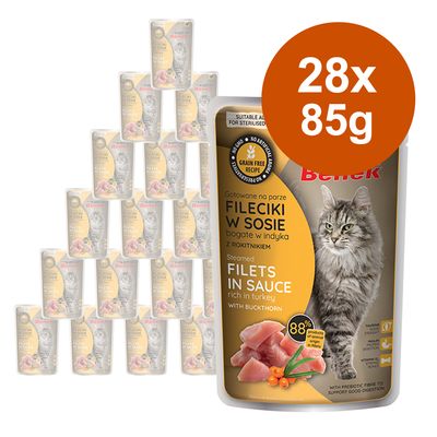 Super Benek Getreidefrei Gedämpfte Filets 28 x 85 g
