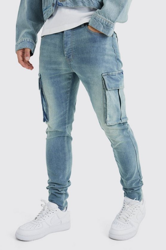 Skinny Stretch Cargo-Jeans