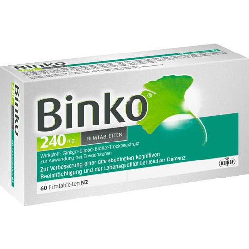 BINKO 240 mg Filmtabletten  60 St  Filmtabletten