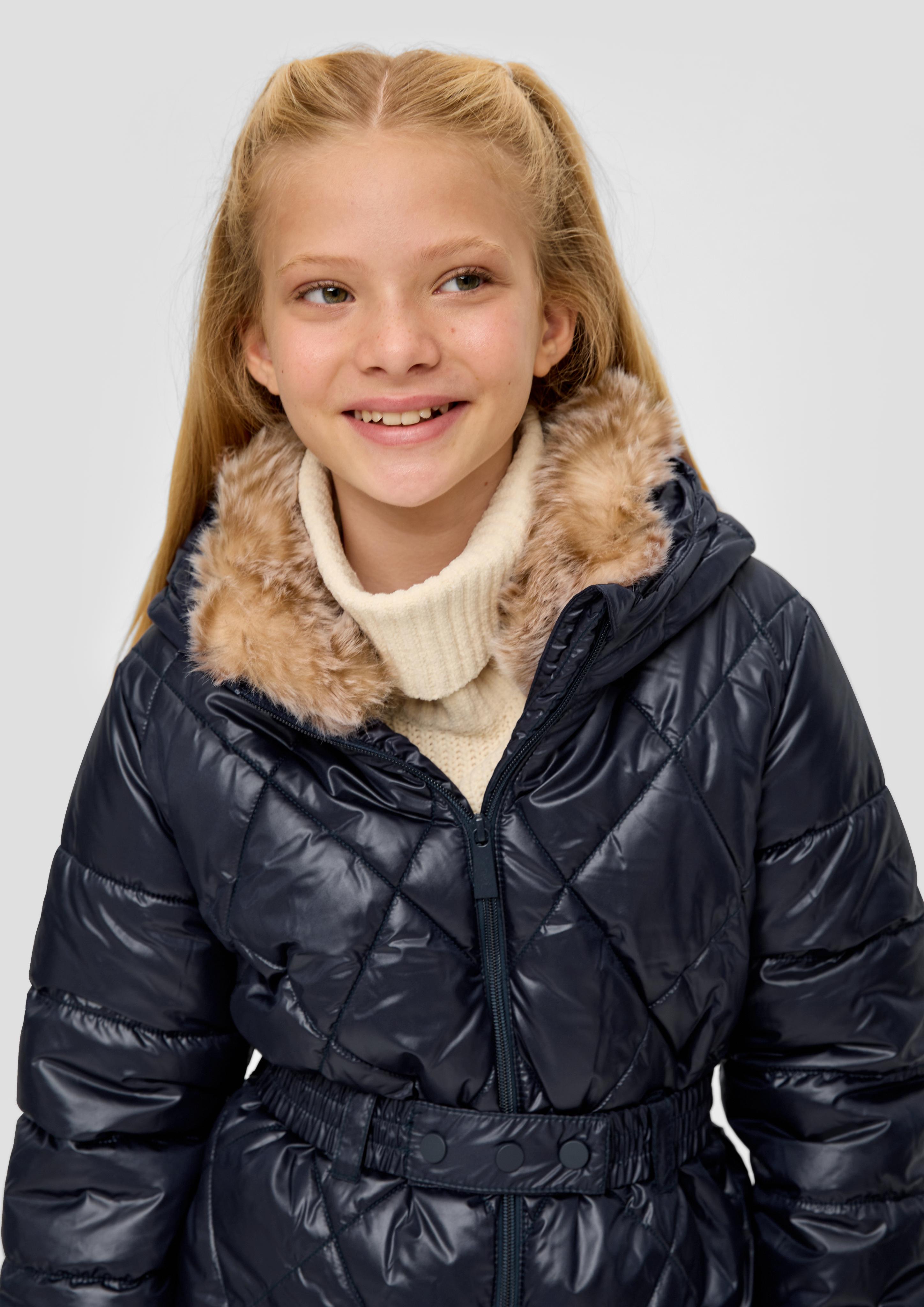 Steppjacke mit Textilgürtel  2131918-5952