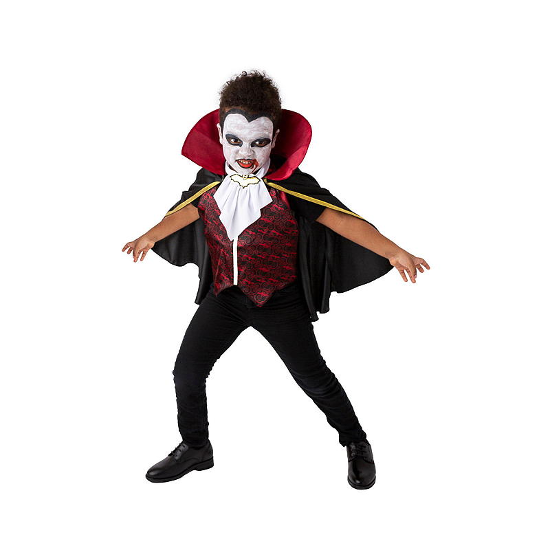 Aå Halloweendrakt 7-10 år, Drakula