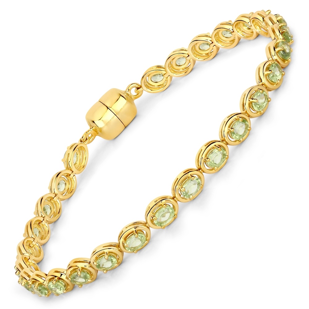 Rafaela Donata Bracelet Argent sterling Vert en Or jaune Bracelet