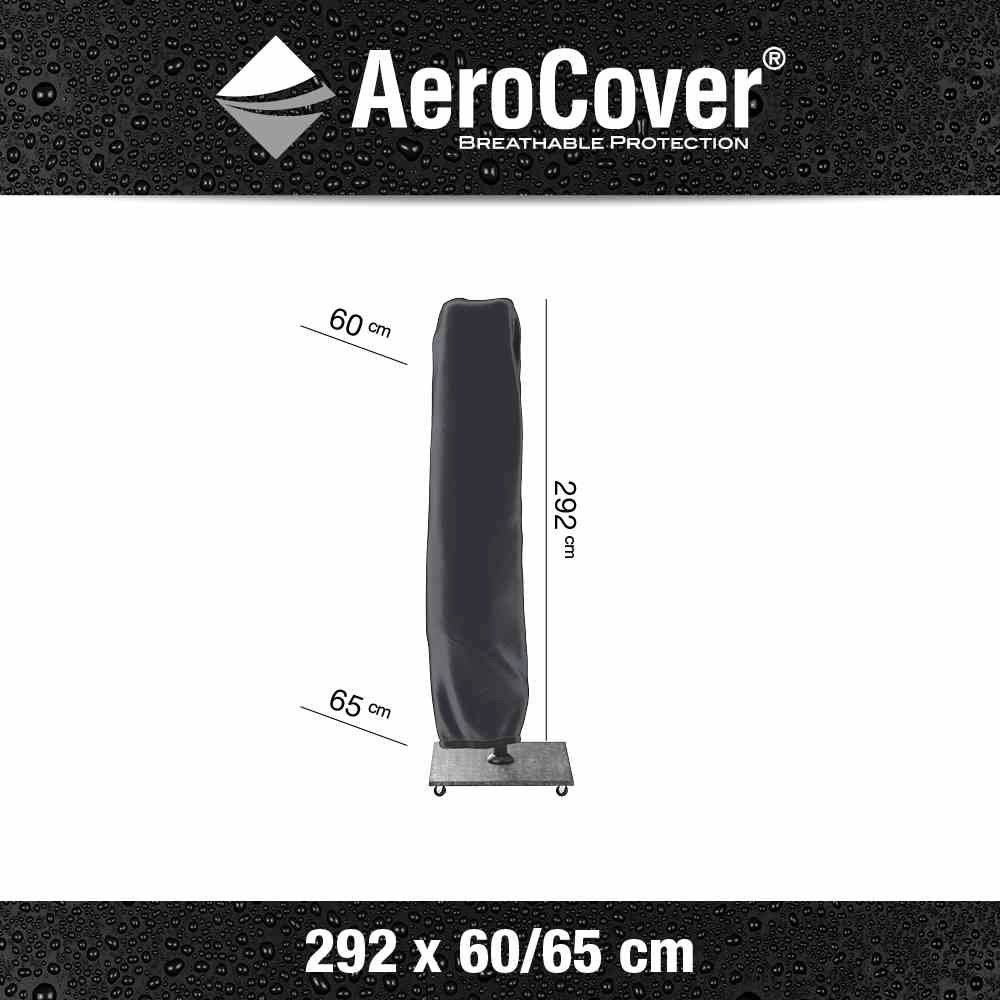 Aerocovers Sonnenschirm-Schutzhülle Schirmhülle H292x60/65, Schirmhülle H292x60/65 cm