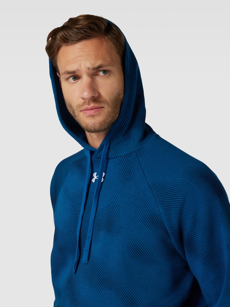 Hoodie mit Kapuze in petrol