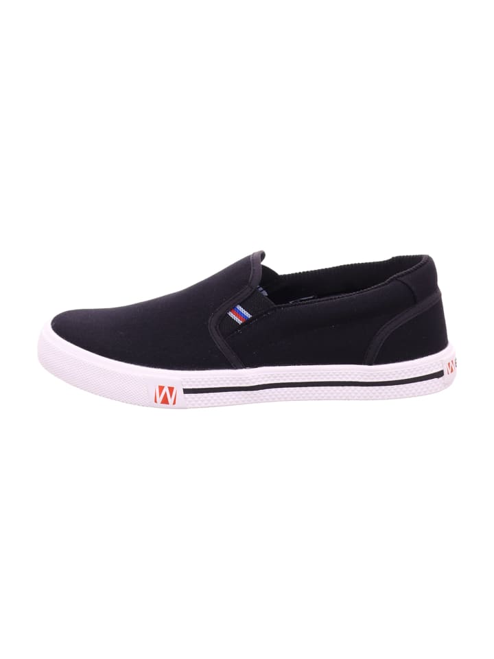 WESTLAND Sportliche Slipper in Schwarz günstig kaufen