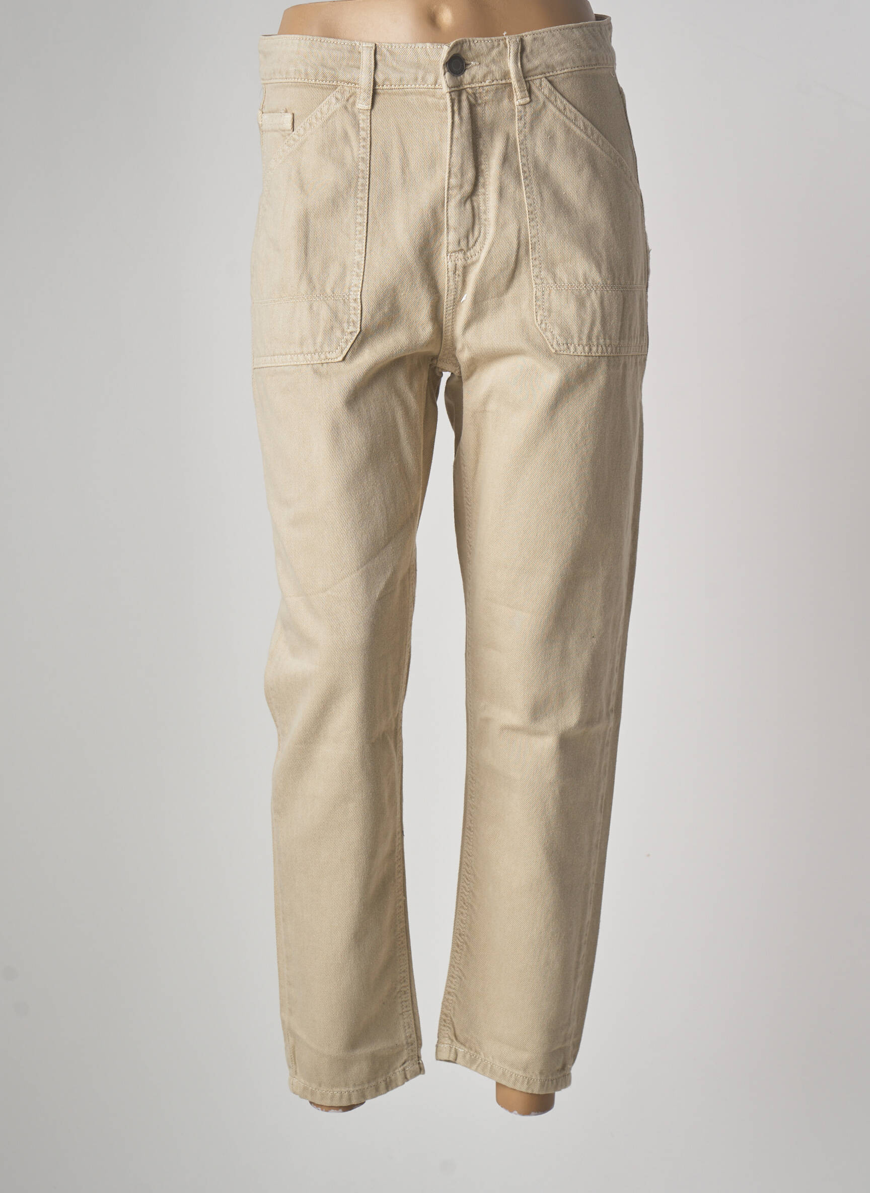 Liberto Jean Mom Femme couleur beige