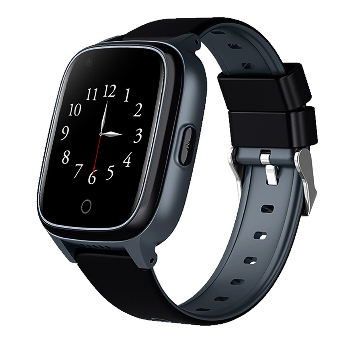 SaveFamily Senior Smartwatch (3,56 cm/1,4 Zoll, Android), inkl. magnetisches Ladekabel, Seniorenuhr, Senior Watch, LTE Watch, hypoallergenes Armband