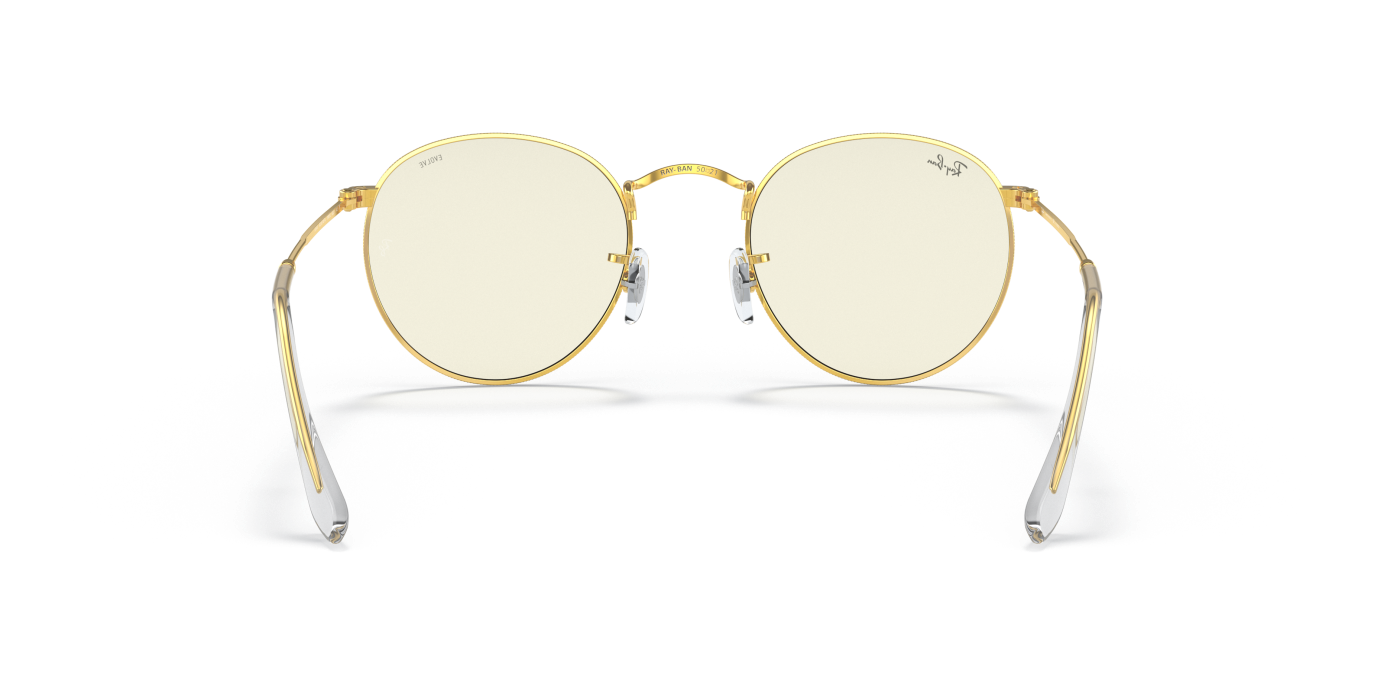 ROUND BLUE-LIGHT CLEAR EVOLVE - Lucido Oro Grigio