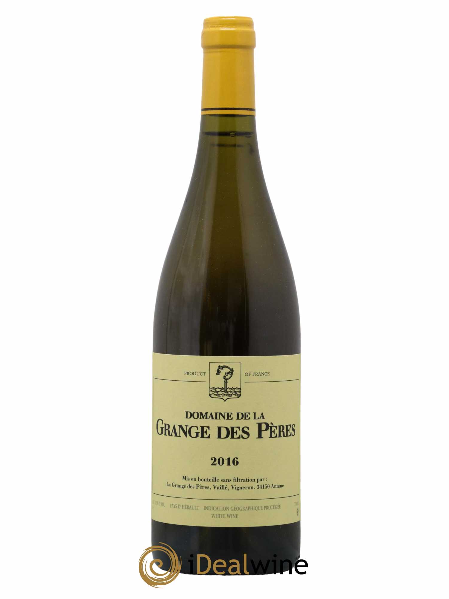 IGP Pays d'Hérault Grange des Pères Laurent Vaillé  2016 - Lot de 1 Bouteille