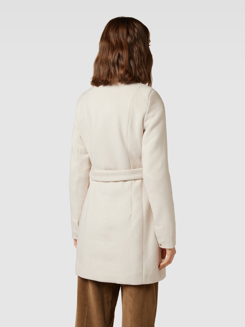 Mantel mit Taillengürtel Modell 'TWODOPE' in offwhite