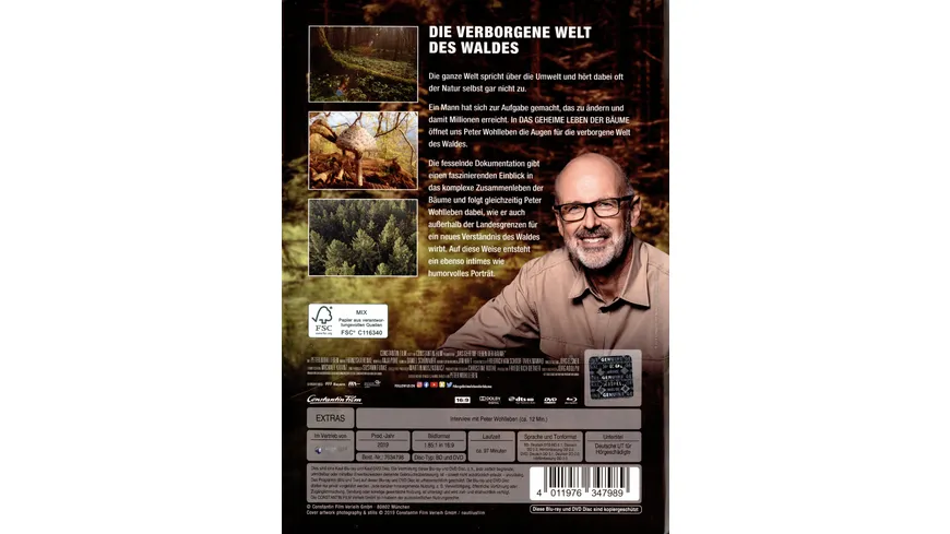 Das geheime Leben der Bäume - Mediabook - Limited Edition  (+ DVD)