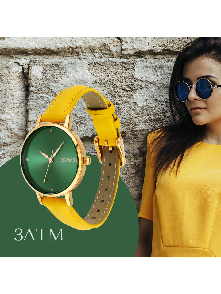 XCOAST Armbanduhr Acapulco in Gold / Gelb günstig kaufen onesize