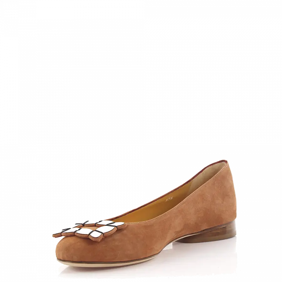 Truman's - Trumans Ballerina 8337 Veloursleder beige - beige