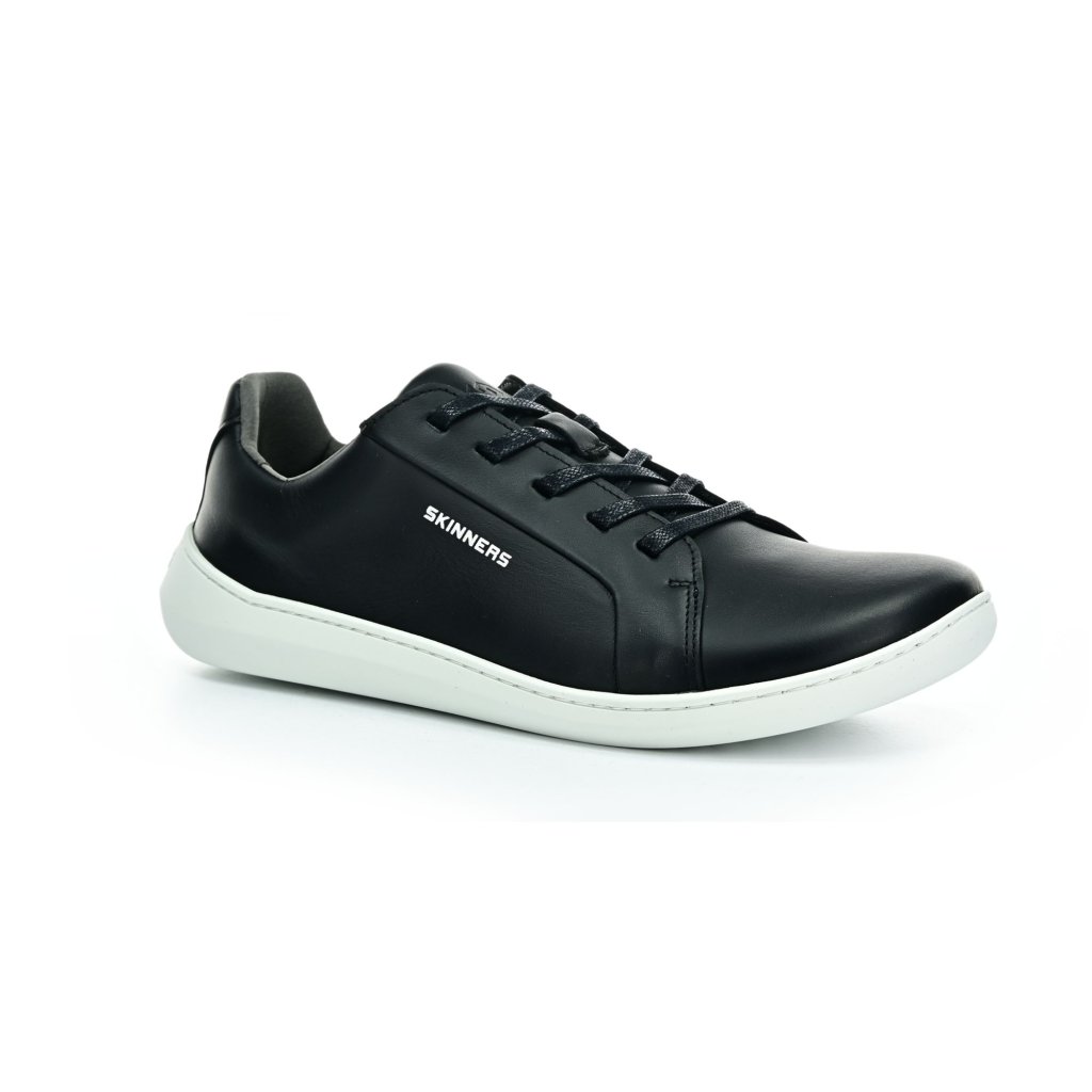 Skinners Moonwalker Leather Black Barfußsneakers