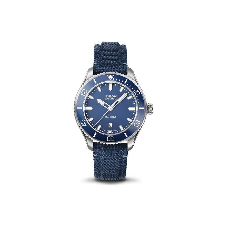 Union Glashütte Uhren-Set inkl. Wechselarmband Belisar Datum Sport