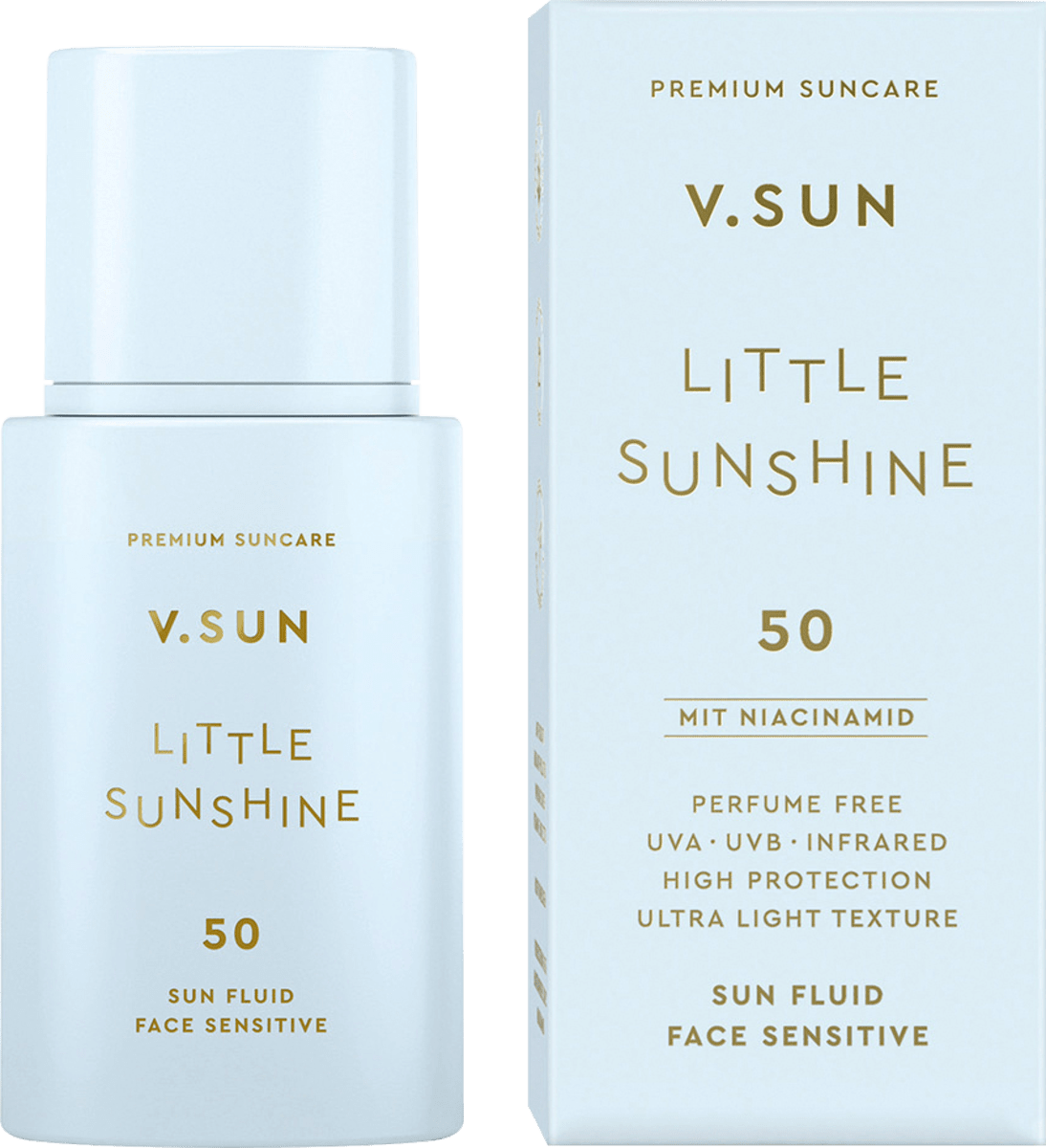 Sonnenfluid Gesicht sensitive \little Sunshine\ LSF 50, 30 ml