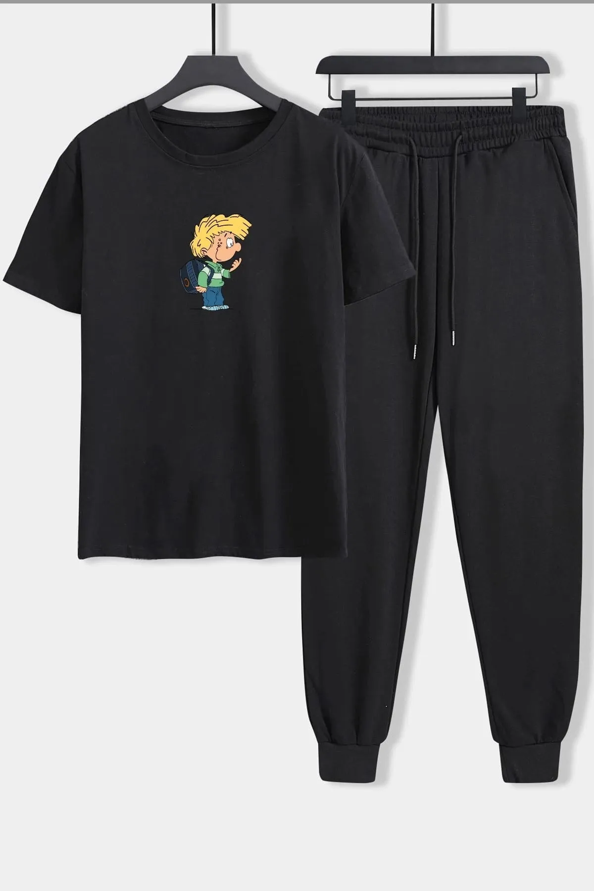 uyguntarz  Zweiteiliges Unisex-Trainingsanzugset mit Cedric Grape Cake-Aufdruck