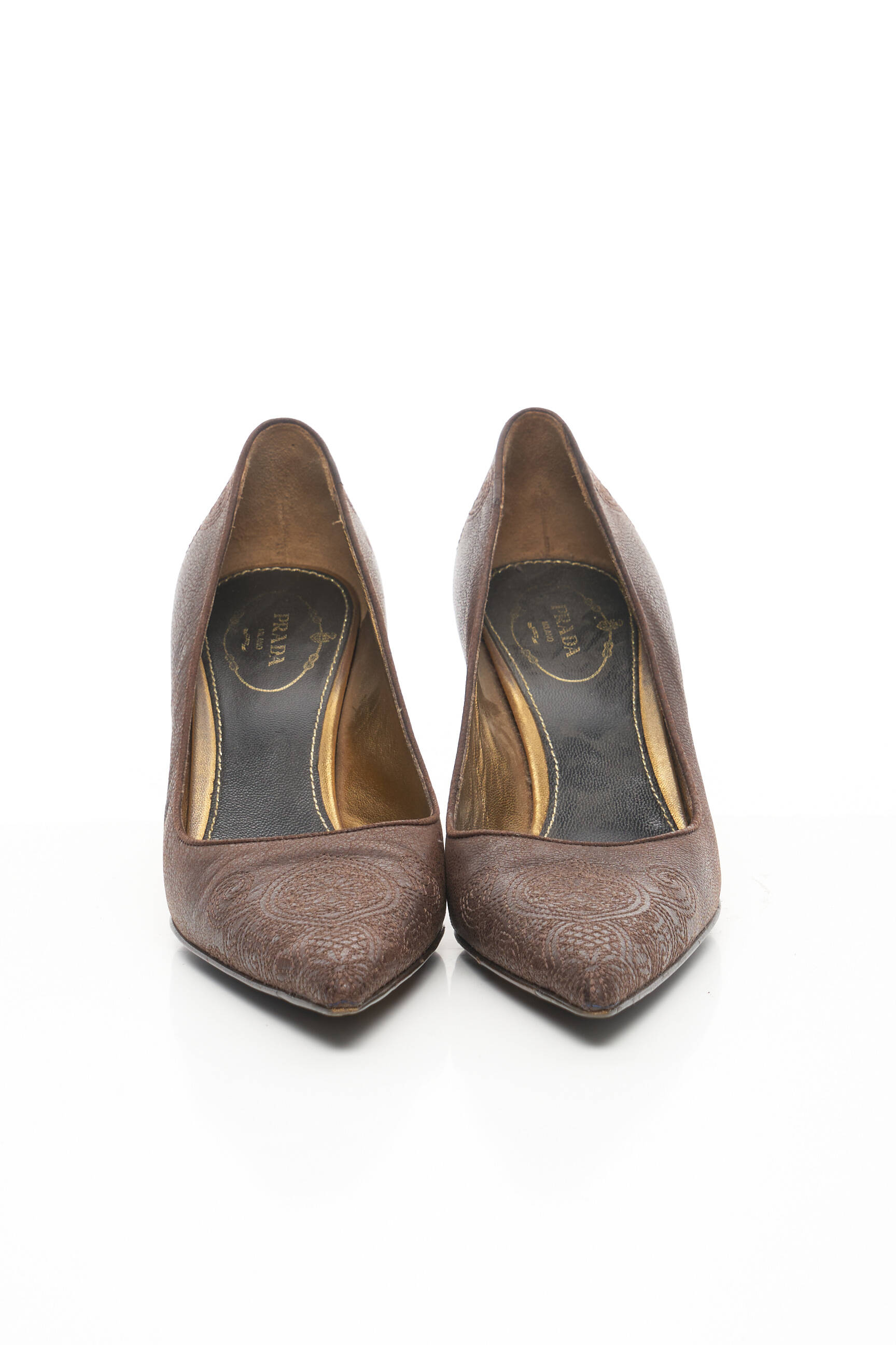 Prada Escarpins Femme couleur marron