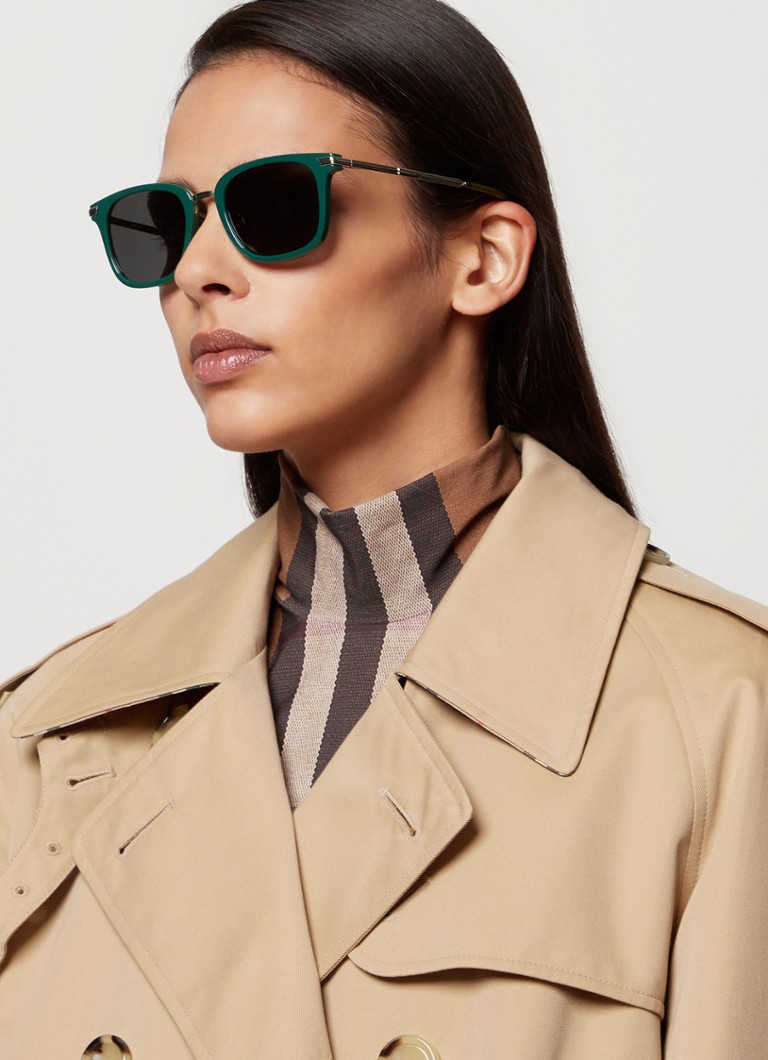 Burberry kvadrātveida saulesbrilles BE4395