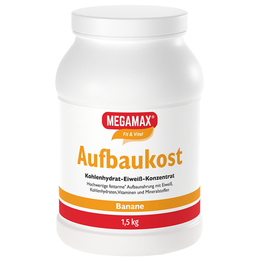 MEGAMAX Aufbaukost Banane Pulver  1.5 kg  Pulver
