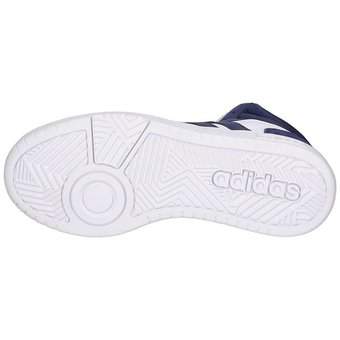 adidas Hoops 3.0 Mid Sneaker in weiß