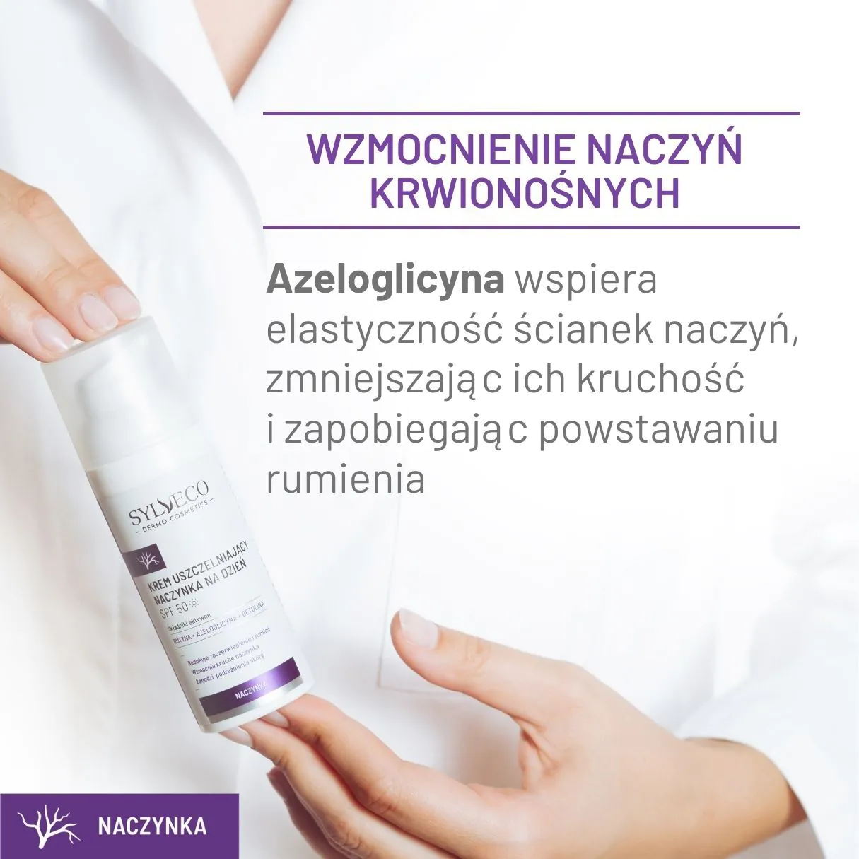 Sylveco Dermo dnevna krema za zatvaranje kapilara