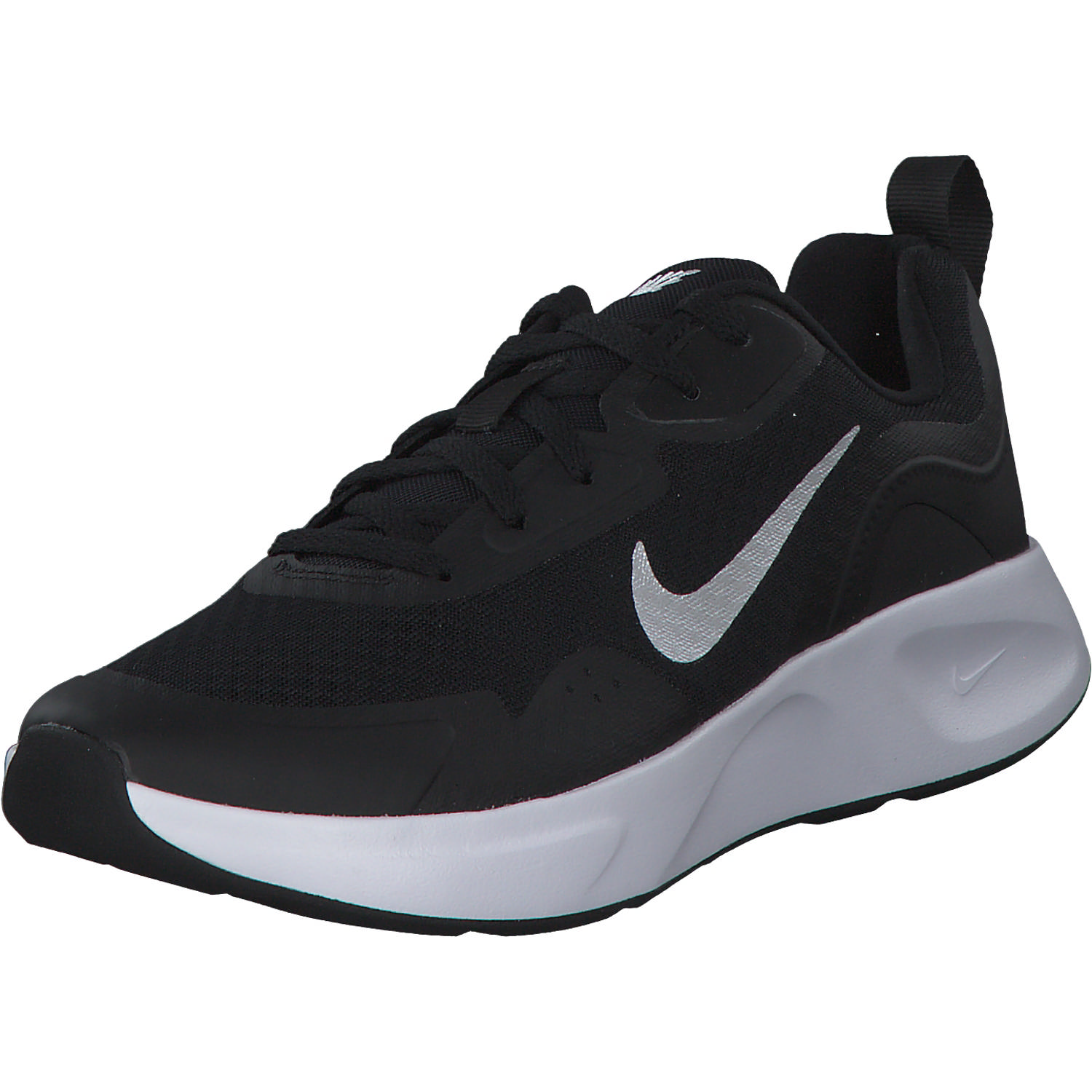 Nike Wearallday CJ1677, Sneakers Low, Damen, Schwarz
