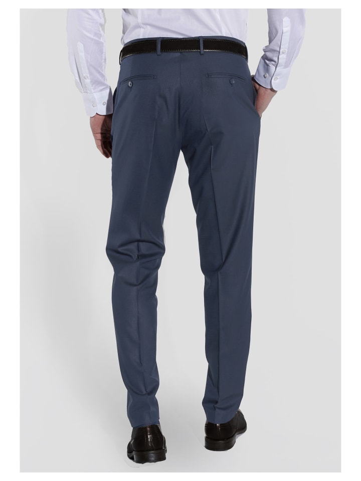 Steffen Klein Anzug SLIM FIT in graublau günstig kaufen
