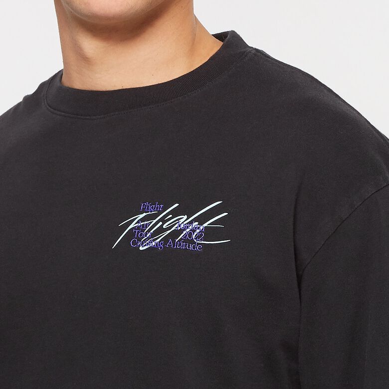 JORDAN Jordan FLT HRTG 85 LS TEE black/ocean cube